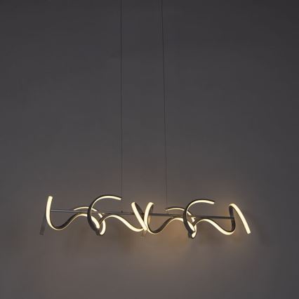 Leuchten Direkt 19033-21 - Підвісна LED люстра з регулюванням яскравості CURLS LED/40,8W/230V