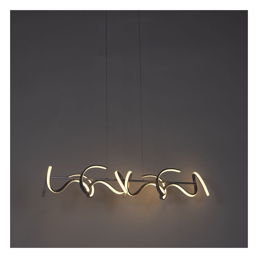 Leuchten Direkt 19033-21 - Підвісна LED люстра з регулюванням яскравості CURLS LED/40,8W/230V