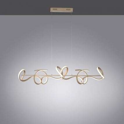Leuchten Direkt 19033-60 - Підвісна LED люстра з регулюванням яскравості CURLS LED/40,8W/230V