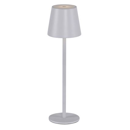Leuchten Direkt 19250-16 - LED Вулична акумуляторна настiльна лампа з регулюванням яскравостi EURIA LED/3W/5V 2600 mAh IP54 білий