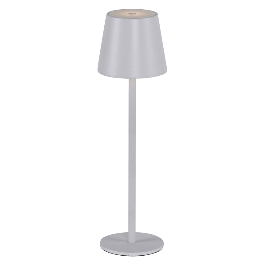 Leuchten Direkt 19250-16 - LED Вулична акумуляторна настiльна лампа з регулюванням яскравостi EURIA LED/3W/5V 2600 mAh IP54 білий