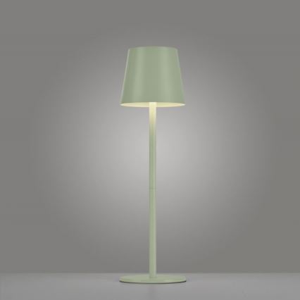 Leuchten Direkt 19250-43 - LED Вулична акумуляторна настiльна лампа з регулюванням яскравостi EURIA LED/3W/5V IP54 зелений