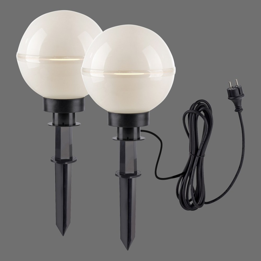 Leuchten Direkt 19322-16-2 - НАБОР 2x Уличная лампа 1xE27/40W/230V диаметр 20 см IP44