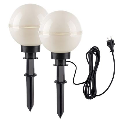 Leuchten Direkt 19322-16-2 - НАБОР 2x Уличная лампа 1xE27/40W/230V диаметр 20 см IP44
