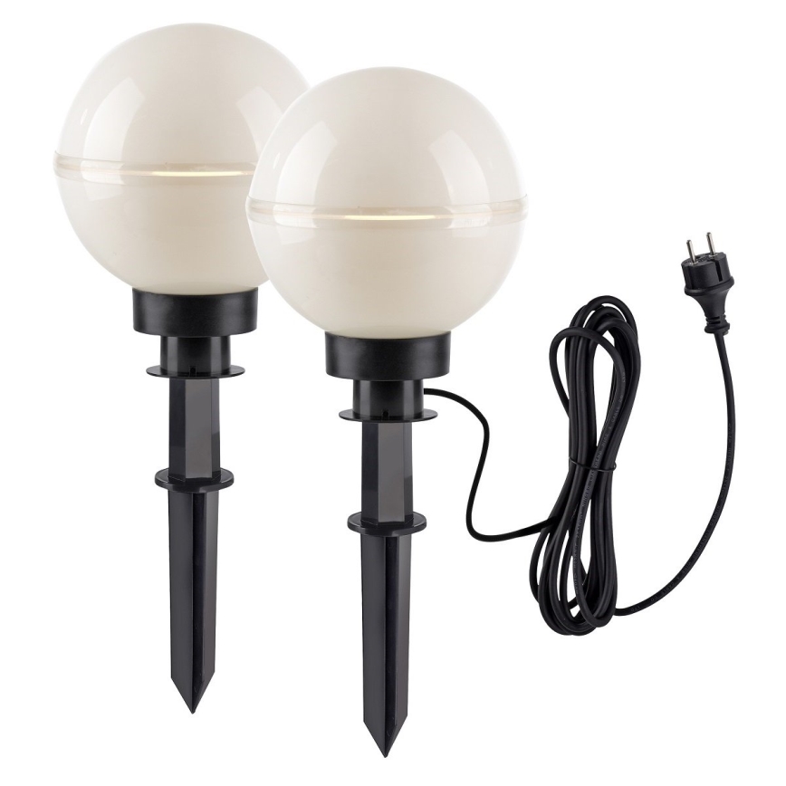 Leuchten Direkt 19322-16-2 - НАБОР 2x Уличная лампа 1xE27/40W/230V диаметр 20 см IP44