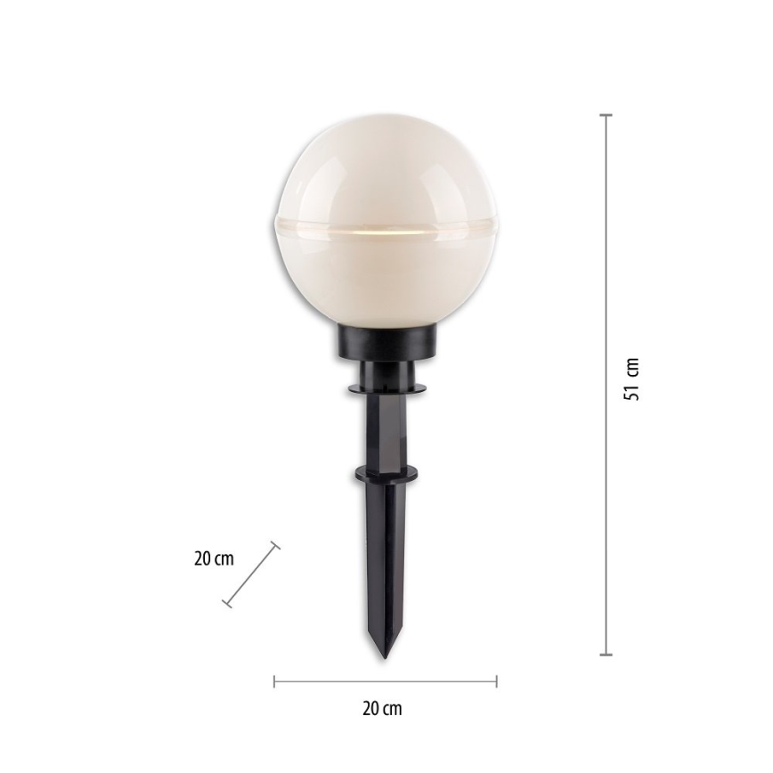 Leuchten Direkt 19322-16-2 - НАБОР 2x Уличная лампа 1xE27/40W/230V диаметр 20 см IP44