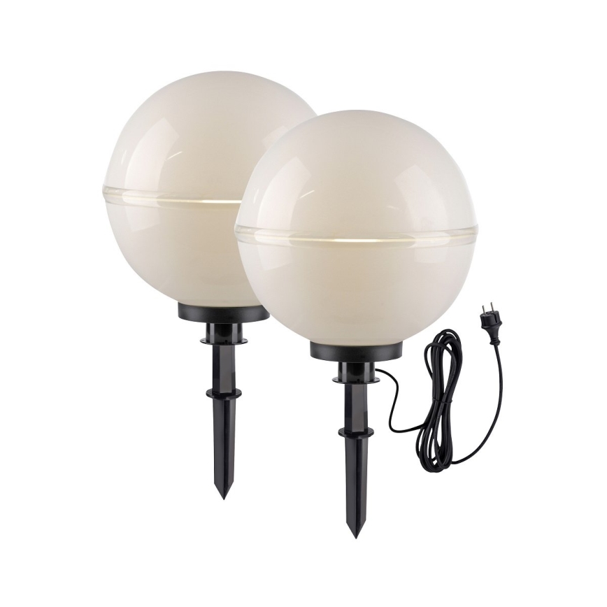 Leuchten Direkt 19324-16-2 - НАБІР 2x Вулична лампа 1xE27/40W/230V діаметр 40 см IP44