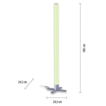Leuchten Direkt 19902-21 - LED RGB Лампа з регулюванням яскравості RINGO LED/10W/230V + дистанційне керування