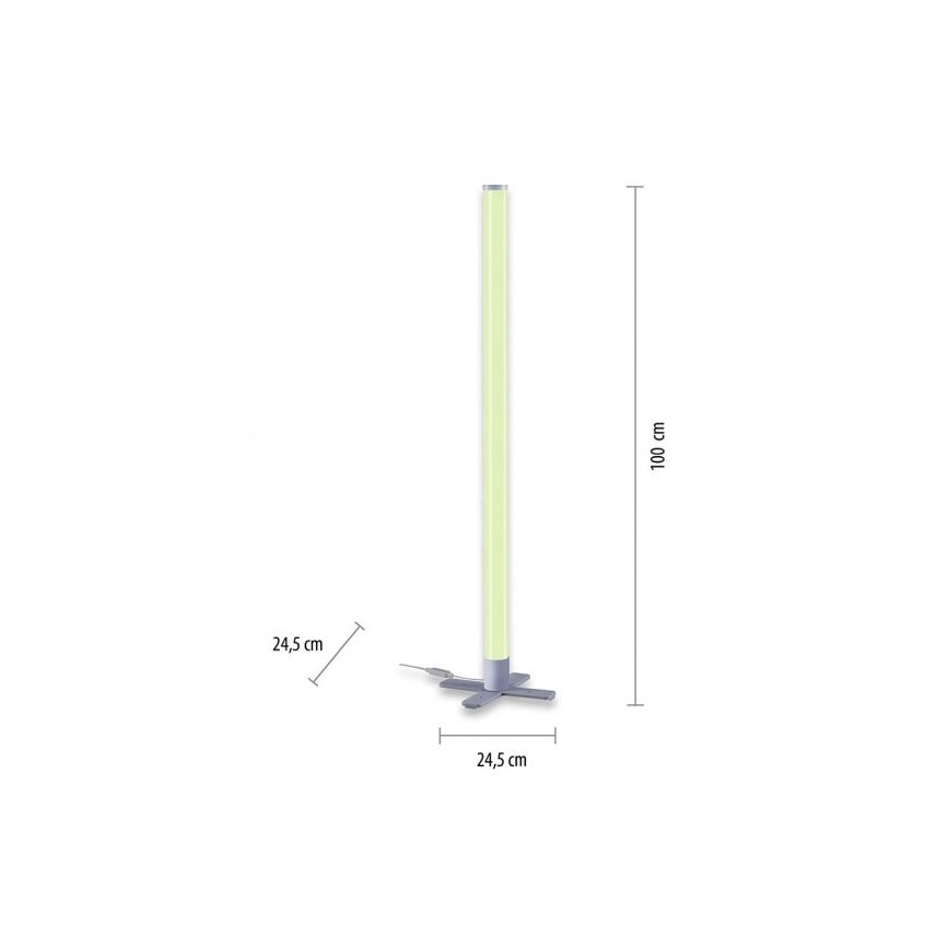 Leuchten Direkt 19902-21 - Светодиодная RGB-лампа с регулированием яркости RINGO LED/10W/230V + пульта ДУ