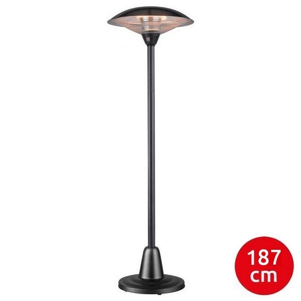 Leuchten Direkt 99501-18 - Уличный нагревательный элемент GLOW 1500-3000W/230V 1,87 м IP34 черный