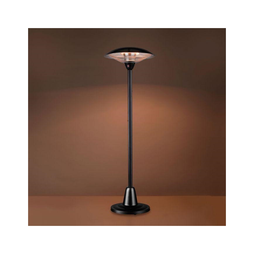 Leuchten Direkt 99501-18 - Уличный нагревательный элемент GLOW 1500-3000W/230V 1,87 м IP34 черный