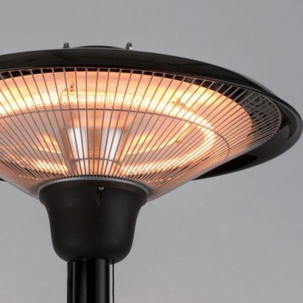 Leuchten Direkt 99501-18 - Уличный нагревательный элемент GLOW 1500-3000W/230V 1,87 м IP34 черный