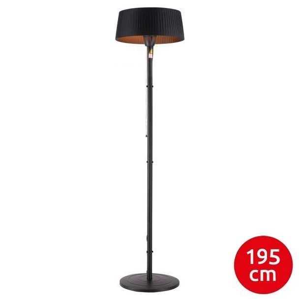 Leuchten Direkt 99507-18 - Уличный нагревательный элемент GLOW 1500W/230V 1,95 м IP44 черный