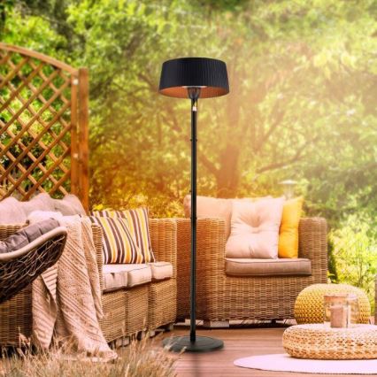 Leuchten Direkt 99507-18 - Уличный нагревательный элемент GLOW 1500W/230V 1,95 м IP44 черный