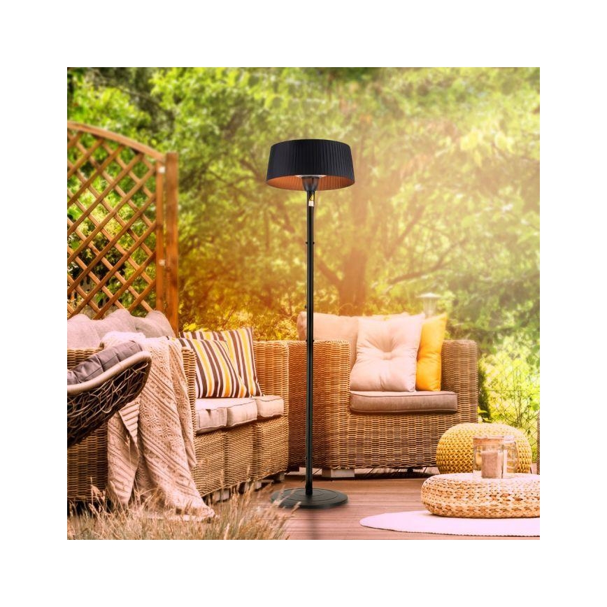 Leuchten Direkt 99507-18 - Уличный нагревательный элемент GLOW 1500W/230V 1,95 м IP44 черный