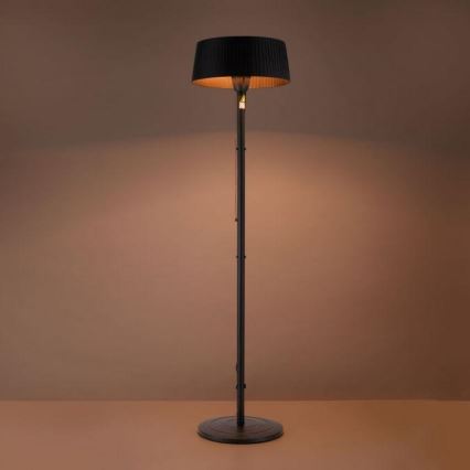 Leuchten Direkt 99507-18 - Вуличний нагрівальний елемент GLOW 1500W/230V 1,95 м IP44 чорний