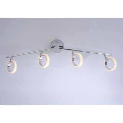 Leuchten Direkt L10504-17 - Пристельова LED люстра ANGELO 4xLED/3,5W/230V