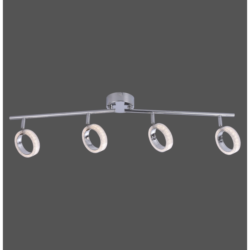Leuchten Direkt L10504-17 - Светодиодная поверхностно-диммируемая люстра ANGELO 4xLED/3,5W/230V