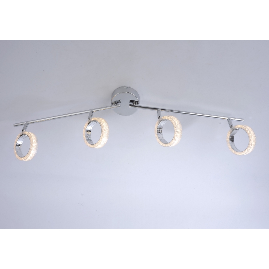 Leuchten Direkt L10504-17 - Светодиодная поверхностно-диммируемая люстра ANGELO 4xLED/3,5W/230V