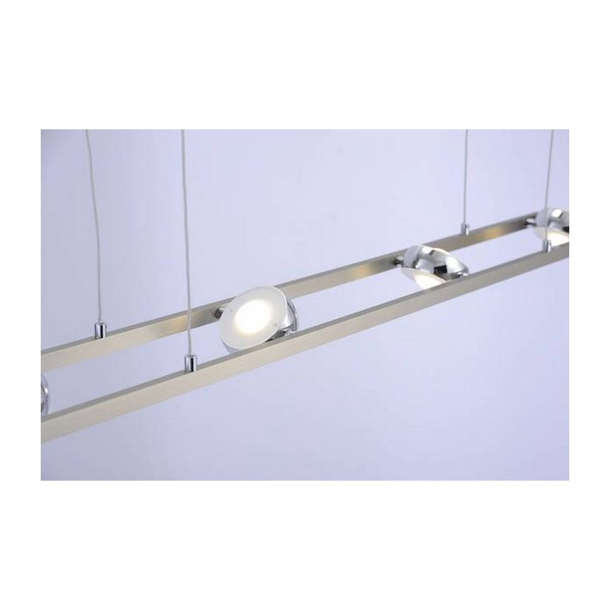 Leuchten Direkt 12470-55 - LED RGB Підвісна люстра з регулюванням яскравості OPTI 8xLED/3W/230V +ДК