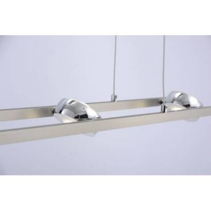 Leuchten Direkt 12470-55 - LED RGB Підвісна люстра з регулюванням яскравості OPTI 8xLED/3W/230V +ДК