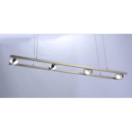 Leuchten Direkt 12470-55 - LED RGB Підвісна люстра з регулюванням яскравості OPTI 8xLED/3W/230V +ДК