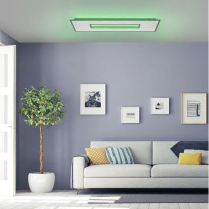 Leuchten Direkt 11646-16 - LED RGB Стельовий світильник з регулюванням яскравості RECESS LED/25W/230V