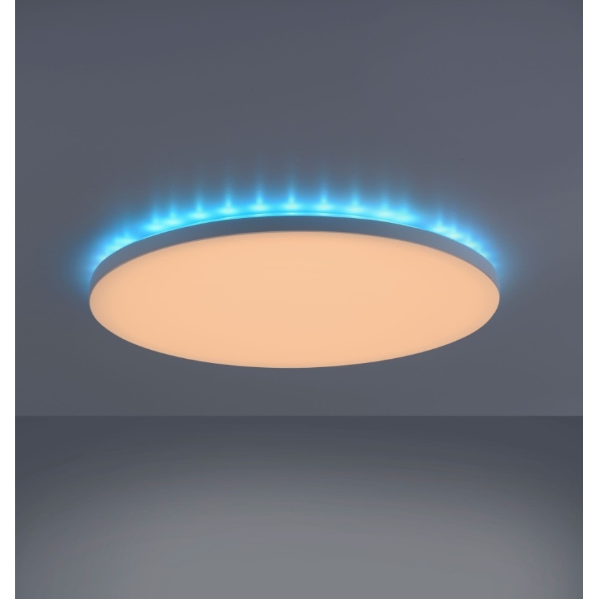 Leuchten Direkt 15602-16 - Стельовий LED RGBW світильник з регулюванням яскравості GUSTAV LED/22,1W/230V 2700-5000K + дистанційне керування