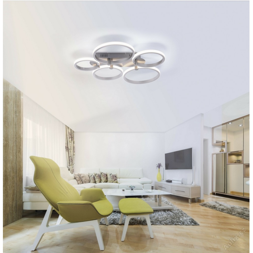 Leuchten Direkt 12112-55 - накладная светодиодная люстра JOHANNA 2xLED/11,5Вт/230В+2xLED/9Вт+LED/7Вт
