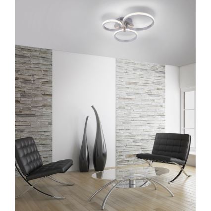Leuchten Direkt - Светодиодная припотолочная люстра JOHANNA 1xLED/4,5W/230V+1xLED/6W+1xLED/7,5