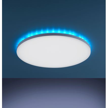 Leuchten Direkt - Светодиодный диммируемый потолочный RGBW-светильник GUSTAV LED/22,1W/230V 2700-5000K + ДУ
