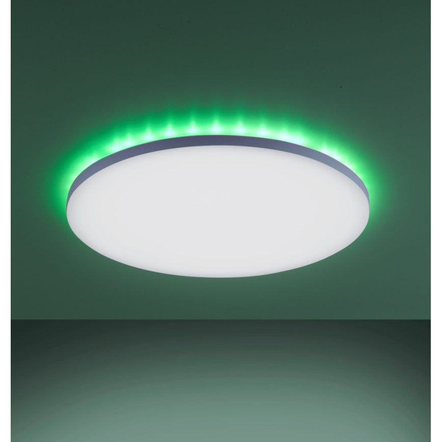 Leuchten Direkt - Светодиодный диммируемый потолочный RGBW-светильник GUSTAV LED/22,1W/230V 2700-5000K + ДУ