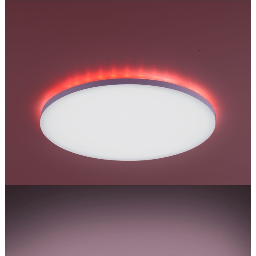 Leuchten Direkt - Светодиодный диммируемый потолочный RGBW-светильник GUSTAV LED/22,1W/230V 2700-5000K + ДУ