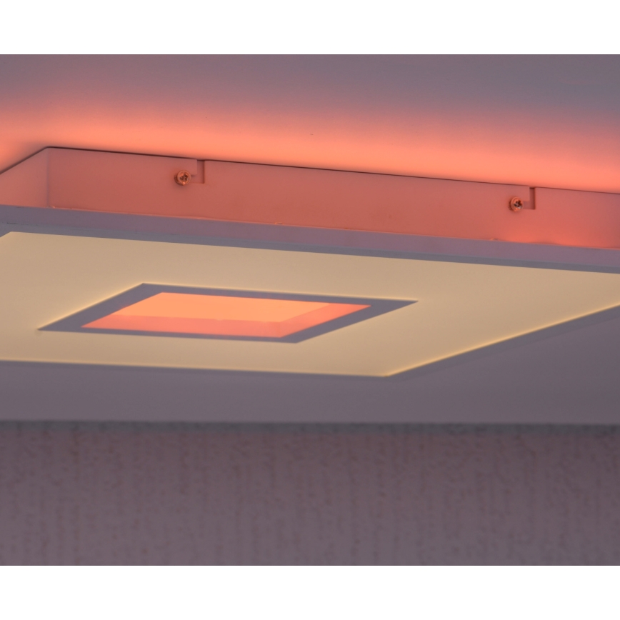 Leuchten Direkt 11645-16 - Светодиодный потолочный RGB-светильник с регулированием яркости RECESS LED/22,5W/230V + LED/5W + дистанционное управление