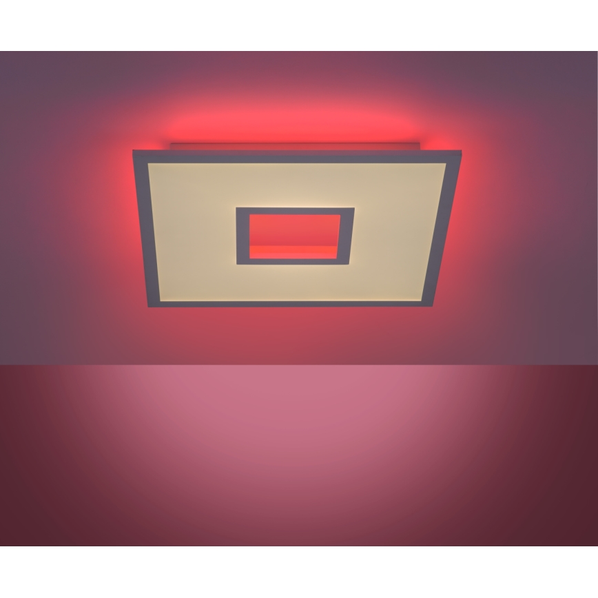 Leuchten Direkt 11645-16 - Светодиодный потолочный RGB-светильник с регулированием яркости RECESS LED/22,5W/230V + LED/5W + дистанционное управление