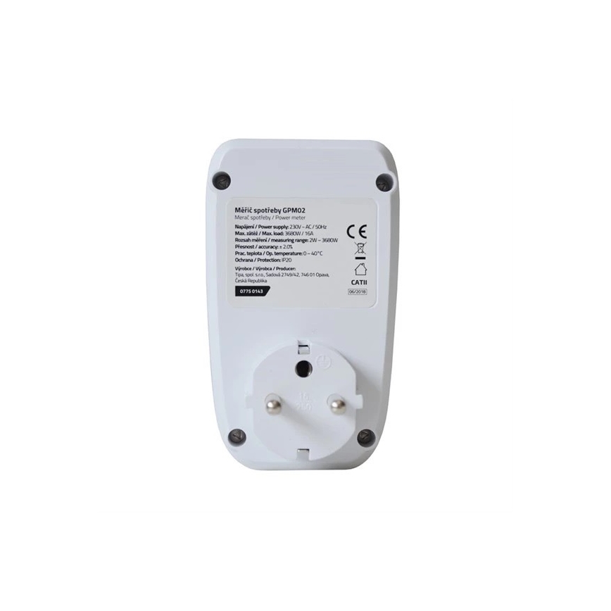 Лічильник електроенергії 3680W/230V