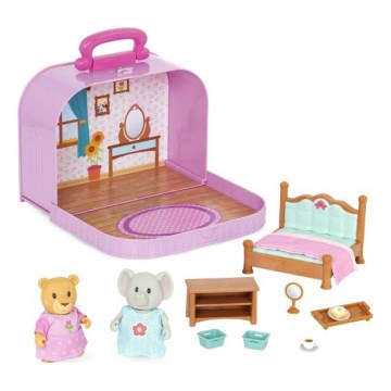 Li'l Woodzeez - Игровой набор чемодан спальня