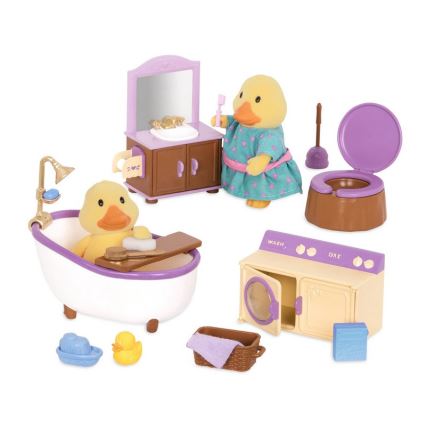 Li'l Woodzeez - Игровой набор мебель для ванной комнаты