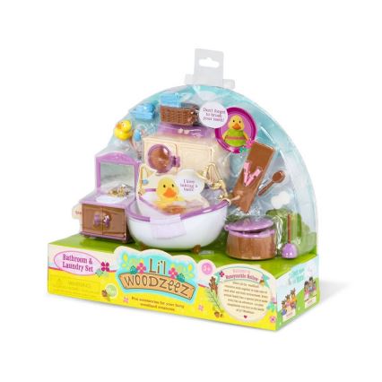 Li'l Woodzeez - Игровой набор мебель для ванной комнаты