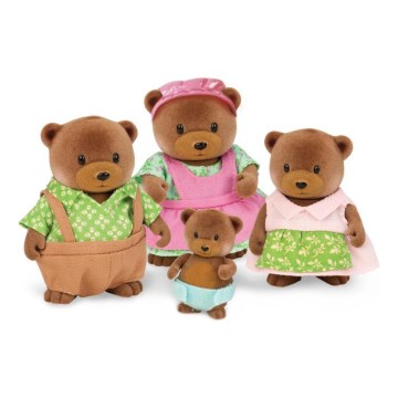 Li'l Woodzeez - Набор фигурок HEALTHNUGGLE семья медведей