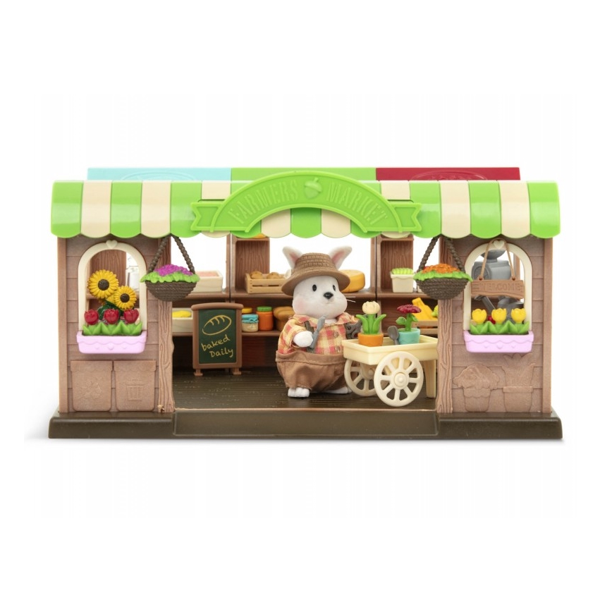 Li'l Woodzeez - Набор игрушек фермерский рынок