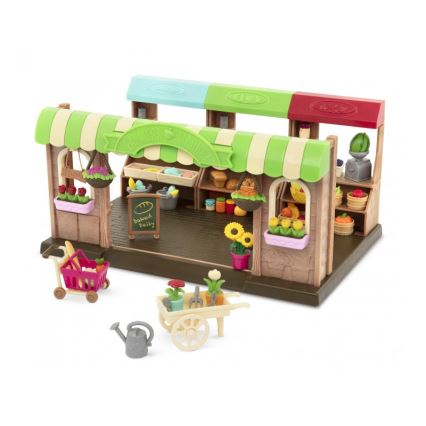 Li'l Woodzeez - Набор игрушек фермерский рынок