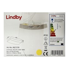Lindby - LED Настенный светильник TIARA 2xG9/3W/230V