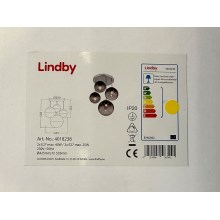 Lindby - Люстра на штанге ROBYN 2xE27/40W/230V + 2xE27/25W/230V