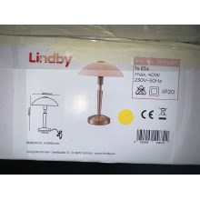 Lindby - Настольная лампа TIBBY 1xE14/40W/230V