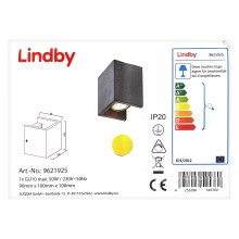 Lindby - Настінний світильник GERDA 1xGU10/50W/230V