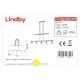 Lindby - Подвесная люстра DELIRA 5xE14/40W/230V матовый хром