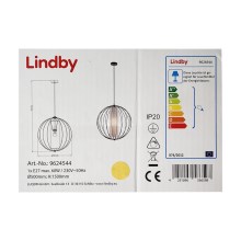 Lindby - Подвесная люстра KORIKO 1xE27/60W/230V