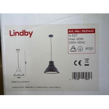 Lindby - Подвесная люстра PERCIVAL 1xE27/60W/230V