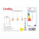 Lindby - Подвесная люстра с регулированием яркости SOFIAN 3xE27/60W/230V